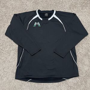 VTG Michigan Battle Cats Base Layer Men Large Black Coach Sideline Therma Easton